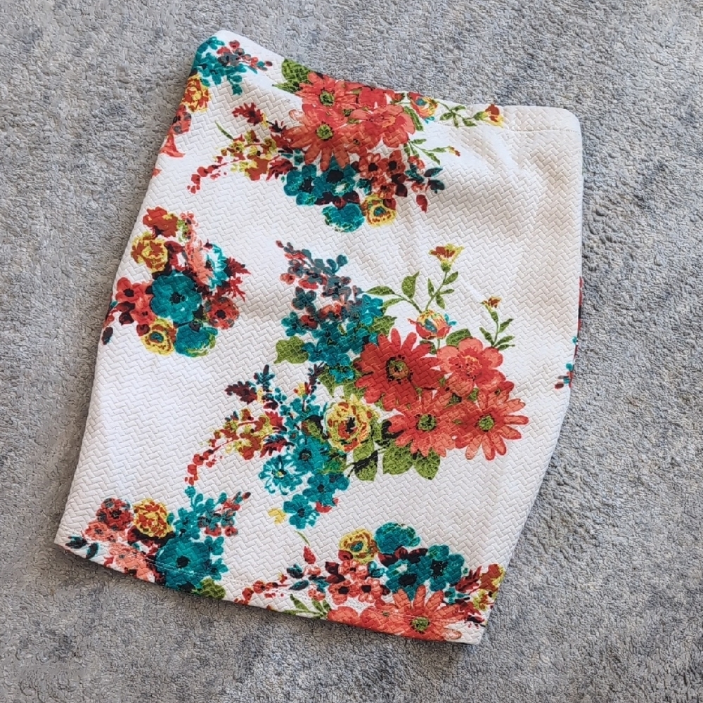 Size S seductions Floral Print Women's pencil Skirt